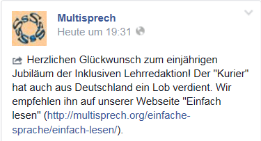 Inklusive Lehrredaktion FB 4.5.16